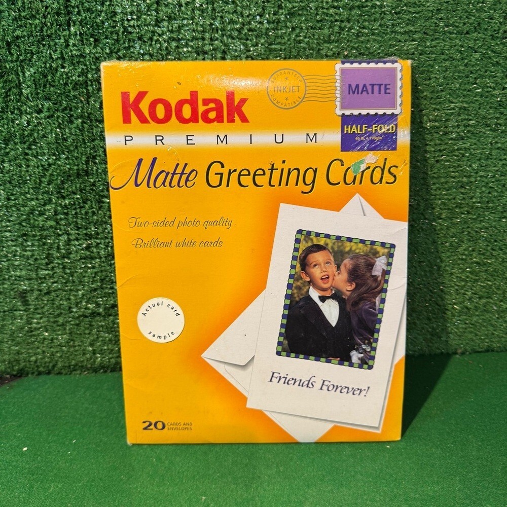 Kodak Premium Matte Half-Fold‎ Greeting Cards New Unopened